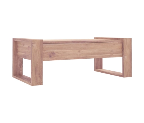 Mesa de centro de madera maciza de teca 110x60x40 cm