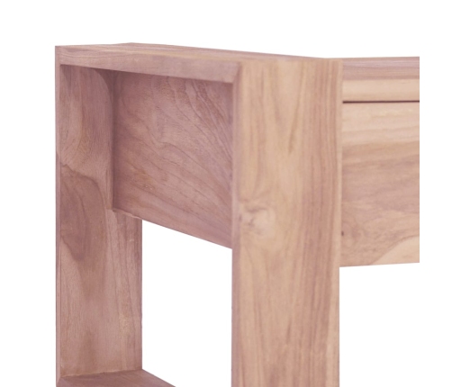 Mesa de centro de madera maciza de teca 110x60x40 cm