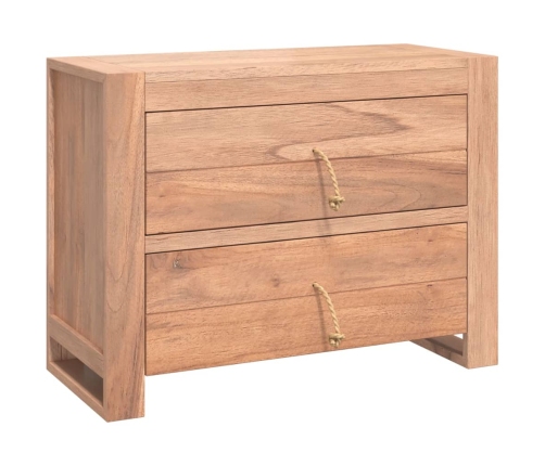 Aparador de madera maciza de teca 80x35x60 cm