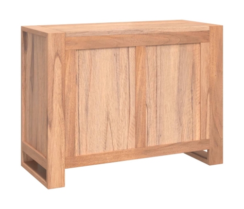 Aparador de madera maciza de teca 80x35x60 cm