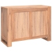 Aparador de madera maciza de teca 80x35x60 cm