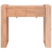 Mesa consola de madera maciza de teca 90x35x75 cm