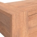 Mesa consola de madera maciza de teca 90x35x75 cm