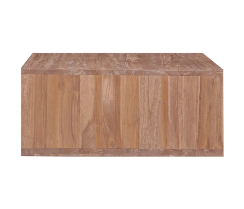 vidaXL Mesa de centro de madera maciza de teca 170x70x30 cm