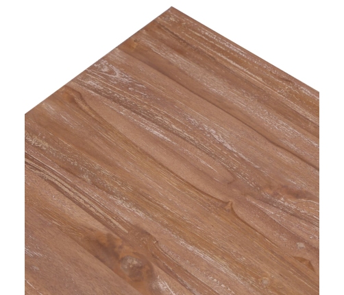 vidaXL Mesa de centro de madera maciza de teca 170x70x30 cm