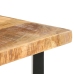 Mesa de bar madera maciza de mango rugosa 120x58x107 cm