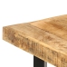 Mesa de bar madera maciza de mango rugosa 150x70x107 cm