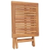 Mesa de jardín plegable madera maciza de teca 45x45x45 cm