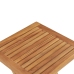 Mesa de jardín plegable madera maciza de teca 45x45x45 cm