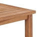 vidaXL Mesa de centro de madera maciza de teca 45x45x45 cm