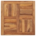 Superficie de mesa de madera maciza de teca 70x70x2,5 cm