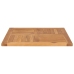 Superficie de mesa de madera maciza de teca 70x70x2,5 cm