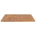 Superficie de mesa cuadrada madera maciza de teca 90x90x2,5 cm