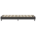 Cama box spring tela gris 80x200 cm