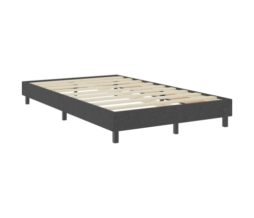 Estructura de cama box spring tela gris 120x200 cm