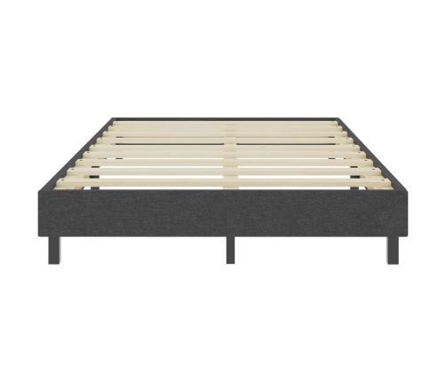 Estructura de cama box spring tela gris 120x200 cm