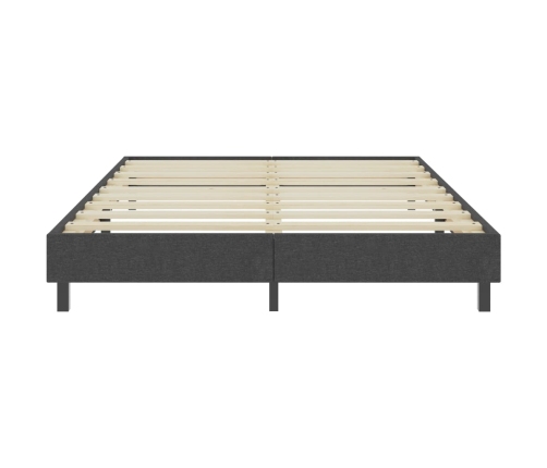 Estructura de cama Box Spring tela gris 160x200 cm