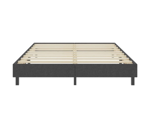 Estructura de cama Box Spring sin colchón tela gris 180x200 cm