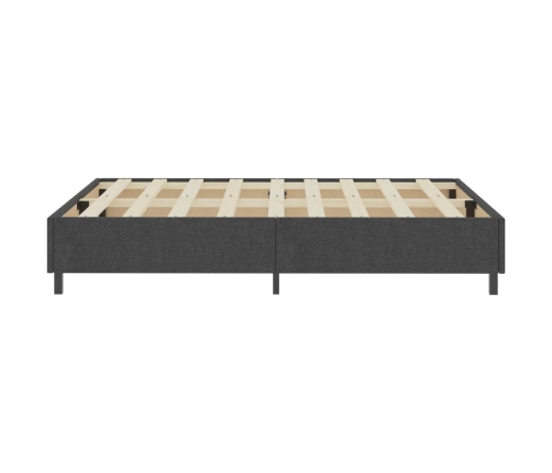 Estructura de cama Box Spring tela gris 140x200 cm