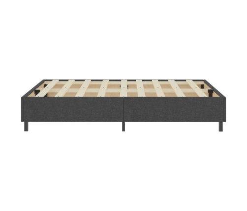 Estructura de cama Box Spring tela gris 180x200 cm