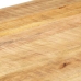 Mesa de comedor de madera maciza de mango rugosa 140x70x76 cm