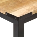 Mesa de comedor de madera maciza de mango rugosa 140x70x76 cm