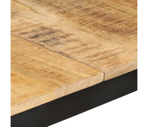 Mesa de comedor de madera maciza de mango rugosa 180x90x76 cm