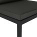 Sofá modular central con cojines aluminio antracita