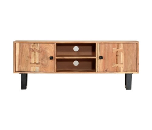 vidaXL Mueble para TV de madera maciza de acacia 118x30x45 cm