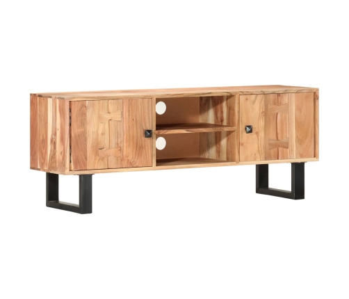 vidaXL Mueble para TV de madera maciza de acacia 118x30x45 cm