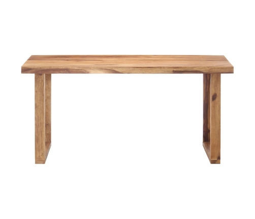 vidaXL Mesa de comedor de madera maciza de sheesham 160x80x76 cm