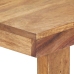 vidaXL Mesa de comedor de madera maciza de sheesham 160x80x76 cm