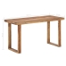 Mesa de comedor de madera maciza de sheesham 140x70x76 cm