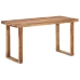 Mesa de comedor de madera maciza de sheesham 140x70x76 cm