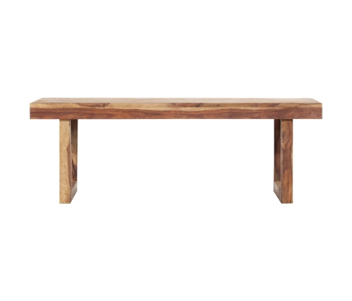 Mesa de centro de madera maciza de sheesham 100x50x35 cm