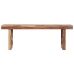 Mesa de centro de madera maciza de sheesham 100x50x35 cm