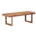 Mesa de centro de madera maciza de sheesham 100x50x35 cm