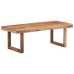 Mesa de centro de madera maciza de sheesham 100x50x35 cm