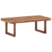 Mesa de centro de madera maciza de sheesham 100x50x35 cm