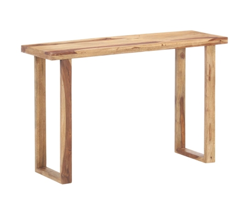 Mesa consola de madera maciza de sheesham 118x40x76 cm