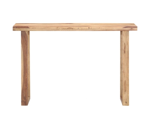 Mesa consola de madera maciza de sheesham 118x40x76 cm