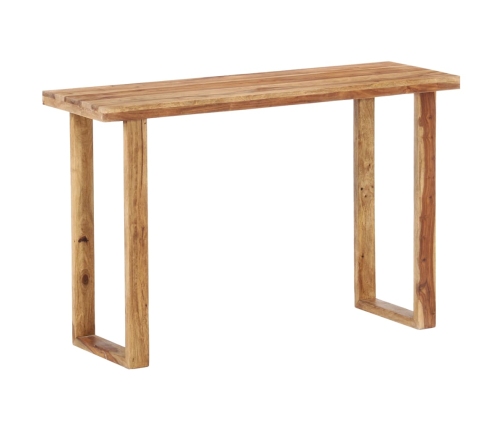 Mesa consola de madera maciza de sheesham 118x40x76 cm