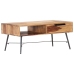 Mesa de centro de madera maciza de sheesham 88x55x40 cm