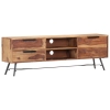 Mueble para TV de madera maciza de sheesham 140x28x47 cm