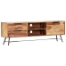 Mueble para TV de madera maciza de sheesham 140x28x47 cm