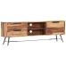 Mueble para TV de madera maciza de sheesham 140x28x47 cm