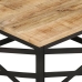 Mesa de centro de madera maciza de mango 68x68x35 cm