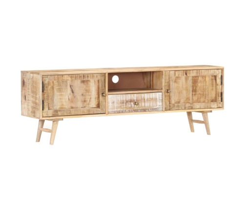 Mueble para TV madera maciza de mango 140x30x45 cm