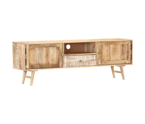 Mueble para TV madera maciza de mango 140x30x45 cm