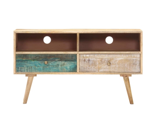 Mueble para TV madera maciza de mango 88x30x50 cm